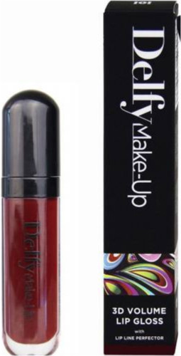 Блеск для губ 3D Volume Lip Gloss Black Dahlia Delfy, 7 мл