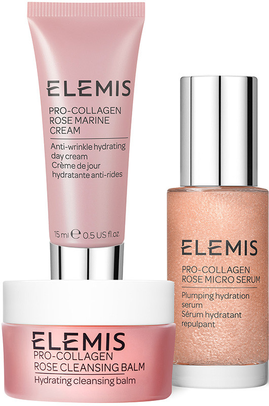 Трио фаворитов ELEMIS для увлажнения кожи с Розой Pro-Collagen Rose Plumping Routine на beauty-prof.com Фото 2 Трио фаворитов ELEMIS для увлажнения кожи с Розой Pro-Collagen Rose Plumping Routine Фото 2