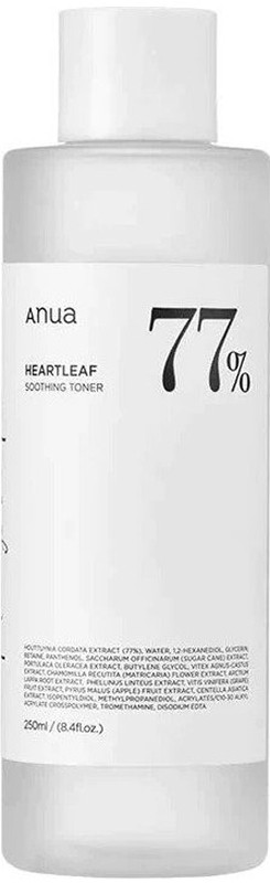 Тонер заспокійливий для проблемної шкіри Heartleaf 77% Soothing Toner Anua, 250 мл