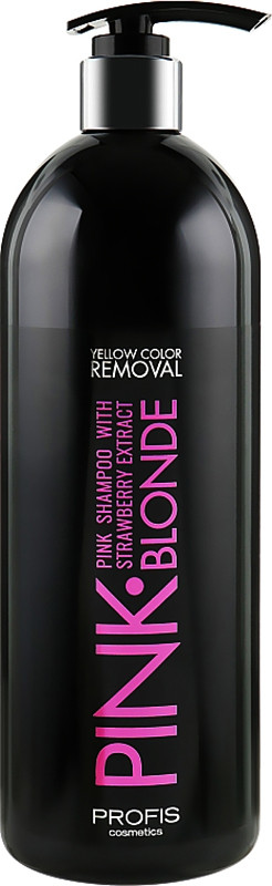 Шампунь розовый с экстрактом клубники Pink Blond Profis, 1000 мл
