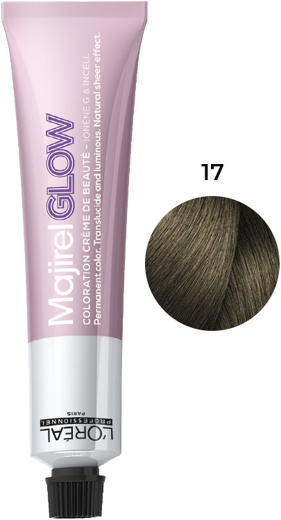 Крем-краска для темных баз Majirel glow № 17 L’Oreal Professionnel Paris, 50 мл