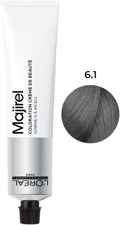Крем-фарба для волосся Majirel № COOL INFORCED 6.1 L'Oreal Professionnel Paris, 50 мл