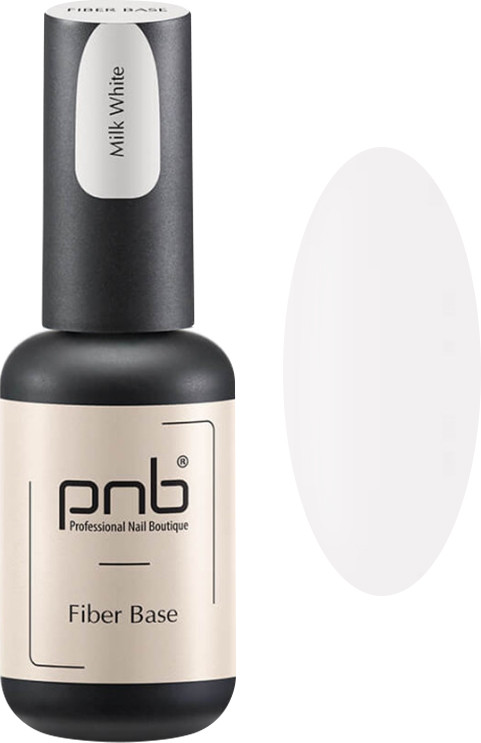База файбер біло-молочна Fiber Base Milk White PNB, 8 мл