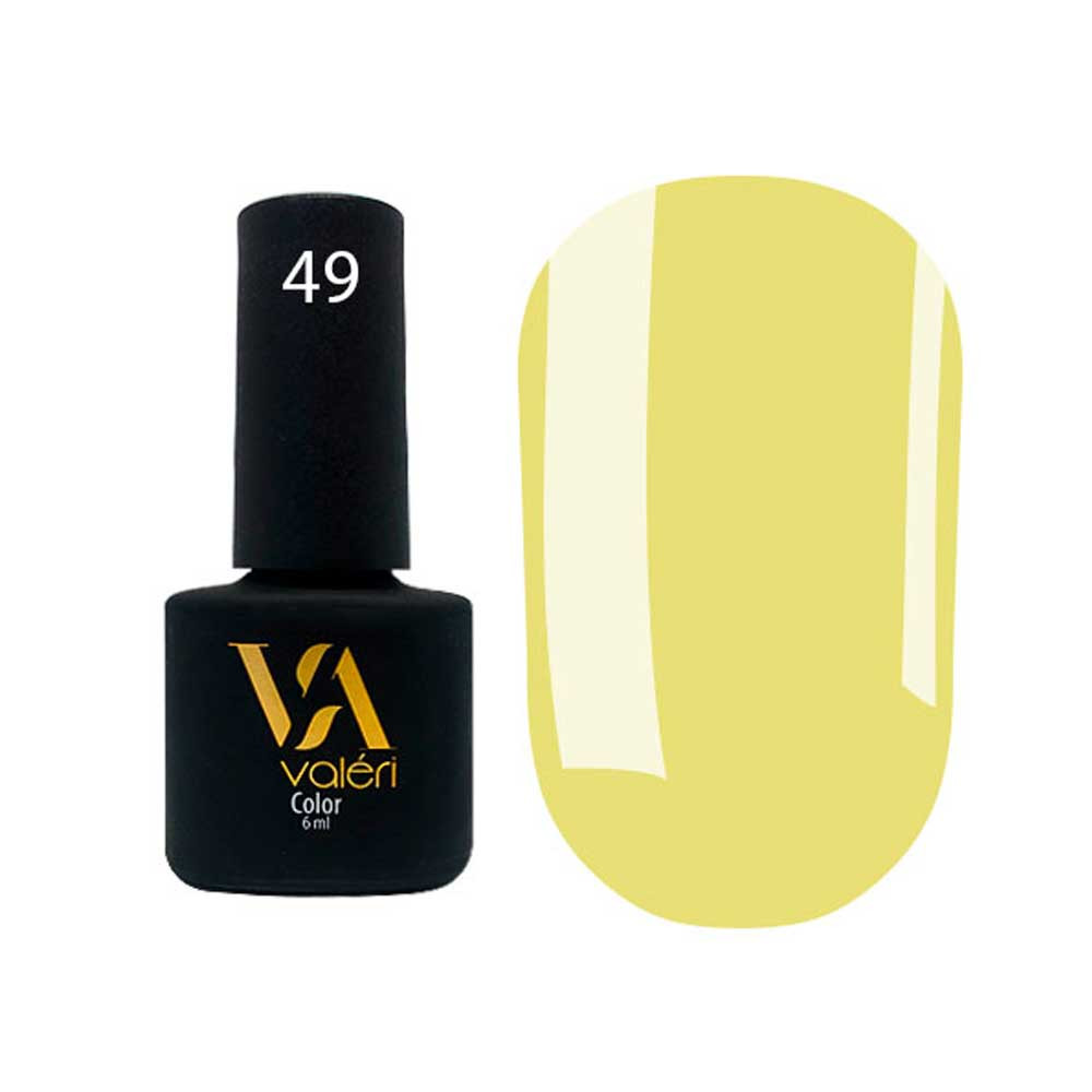 Гель-лак для нігтів Color №49 Valeri, 6 мл