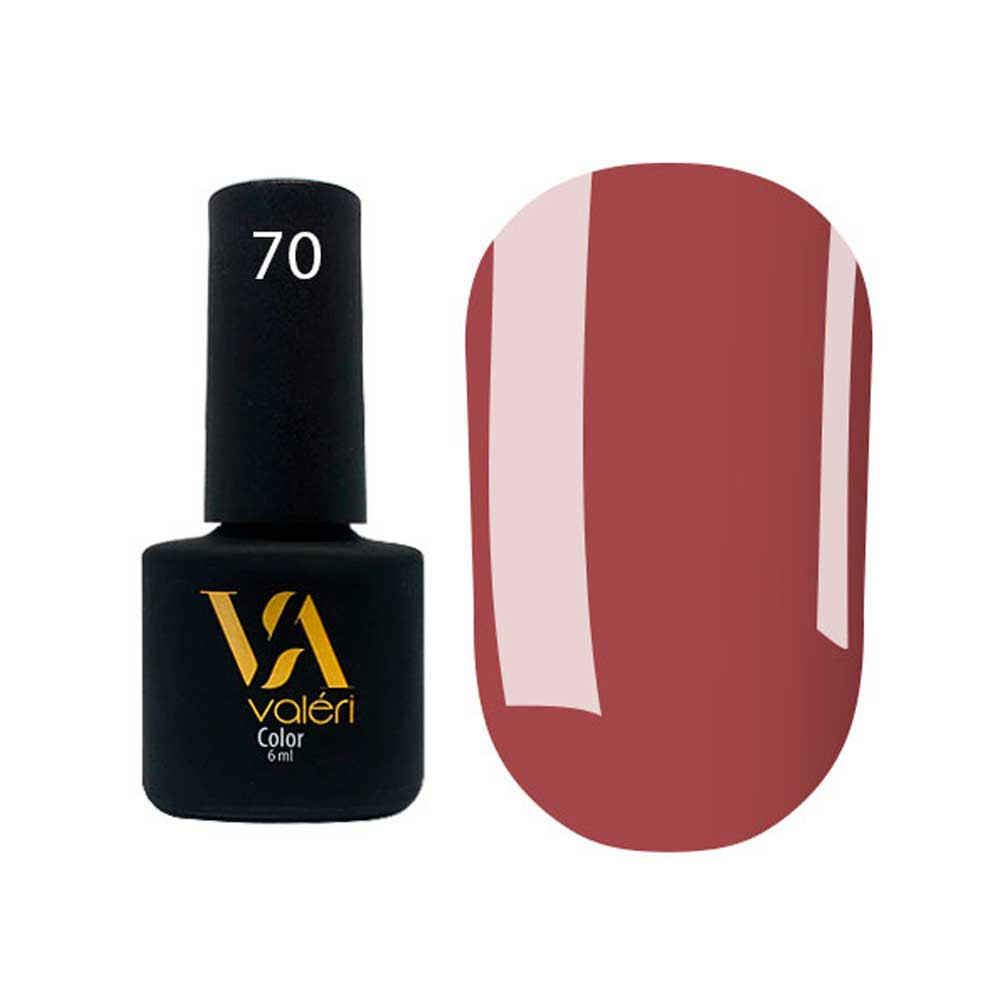 Гель-лак для нігтів Color №70 Valeri, 6 мл