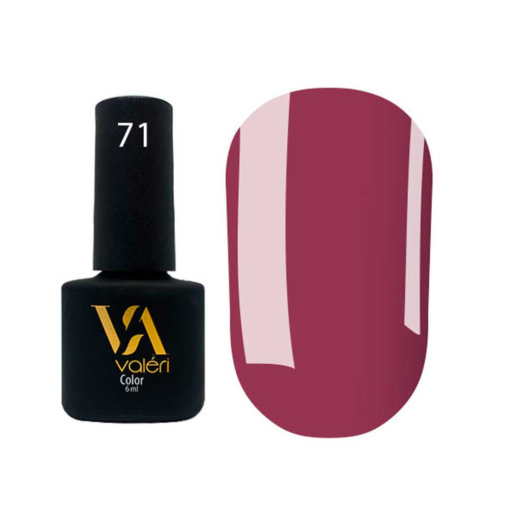 Гель-лак для ногтей Color №71 Valeri, 6 мл на beauty-prof.com Гель-лак для ногтей Color №71 Valeri, 6 мл
