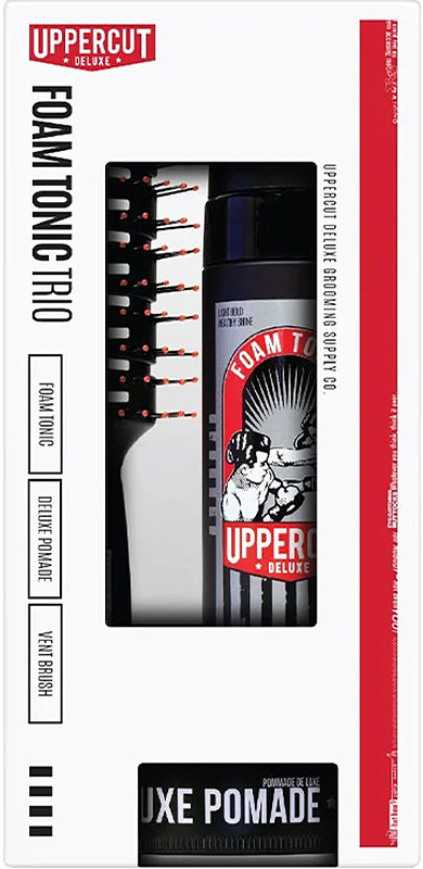 Набір для укладання волосся Deluxe Pomade Foam Tonic Trio Uppercut на beauty-prof.com Фото 2 Набір для укладання волосся Deluxe Pomade Foam Tonic Trio Uppercut Фото 2
