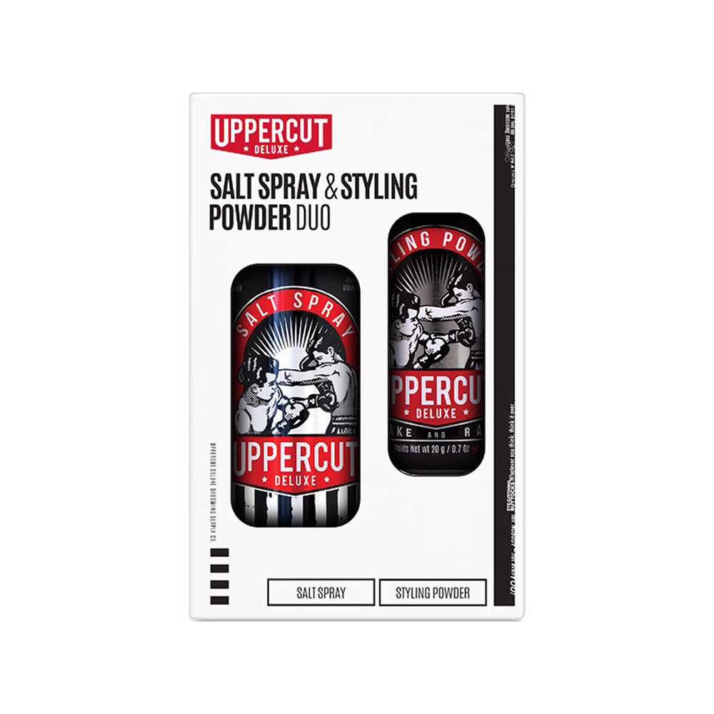 Набір для укладання волосся Salt Spray & Styling Powder Duo Uppercut на beauty-prof.com Фото 2 Набір для укладання волосся Salt Spray & Styling Powder Duo Uppercut Фото 2