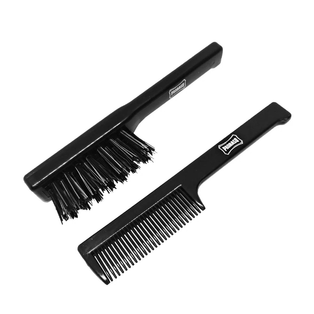 Набор для ухода за бородой Moustache Comb and Brush Proraso на beauty-prof.com Фото 2 Набор для ухода за бородой Moustache Comb and Brush Proraso Фото 2