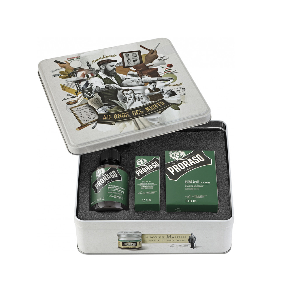 Набір косметики Proraso Refresh для догляду за бородою Proraso на beauty-prof.com Набір косметики Proraso Refresh для догляду за бородою Proraso