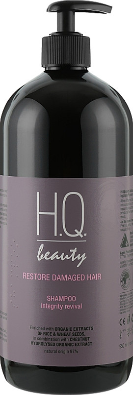 Шампунь для поврежденных волос Restore H.Q.Beauty, 950 мл на beauty-prof.com Шампунь для поврежденных волос Restore H.Q.Beauty, 950 мл