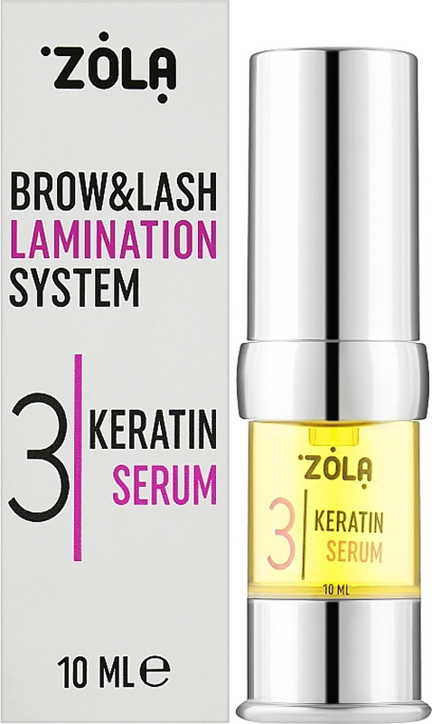 NEW! Состав для ламинирования 03 Keratin Serum ZOLA, 10 мл на beauty-prof.com Фото 2 NEW! Состав для ламинирования 03 Keratin Serum ZOLA, 10 мл Фото 2
