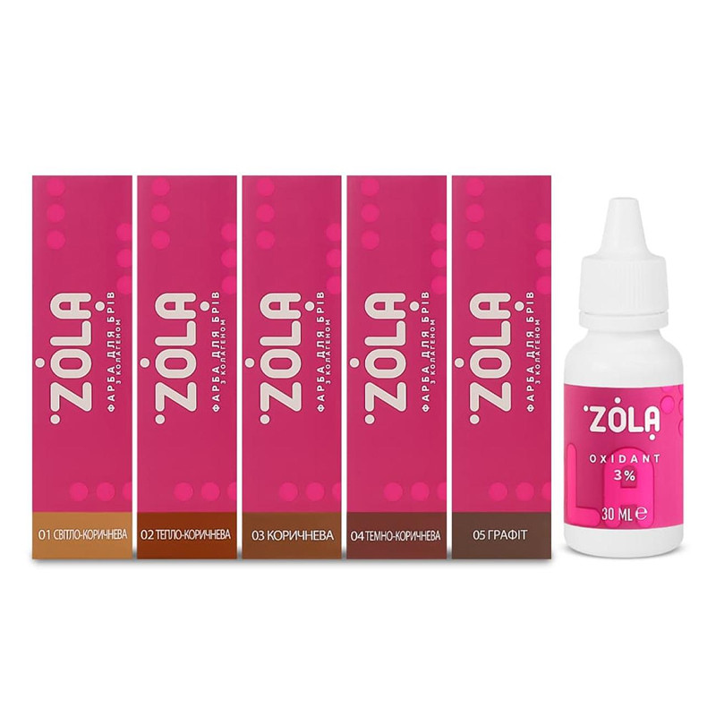 Набір фарб з окислювачем New Innovative Colouring System ZOLA на beauty-prof.com Фото 2 Набір фарб з окислювачем New Innovative Colouring System ZOLA Фото 2
