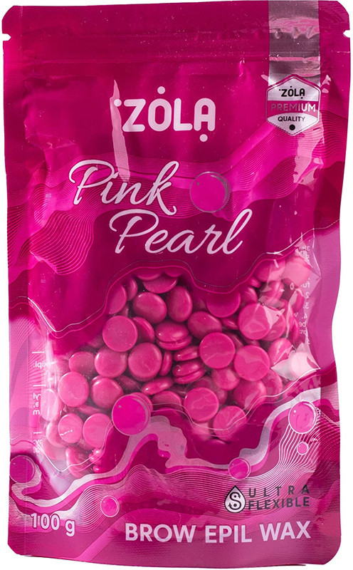 Віск гранульований BROW EPIL WAX Pink Pearl ZOLA, 100 гр
