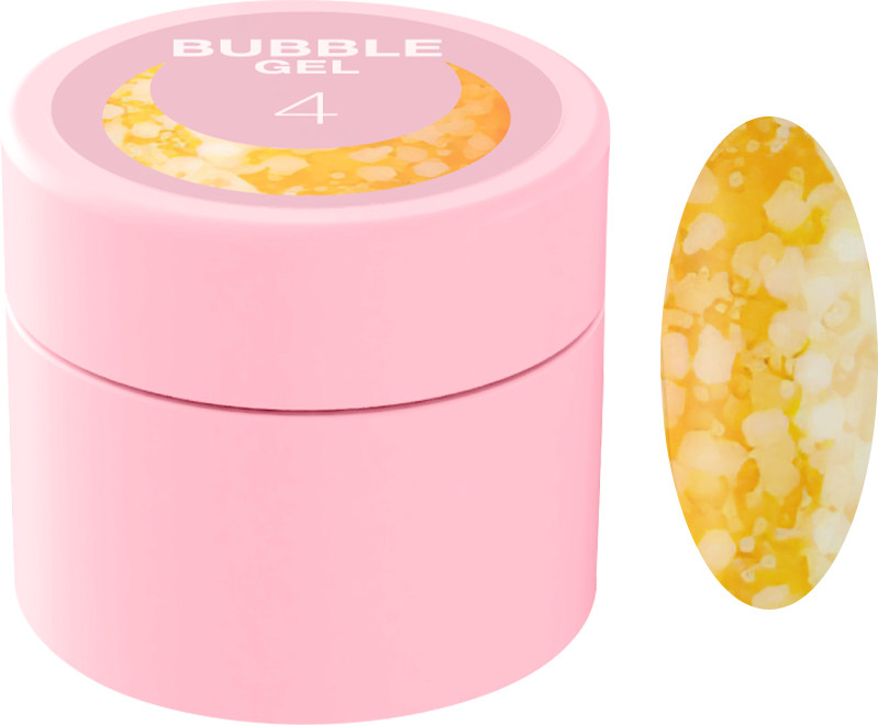 Блискітки для нігтів Bubble Gel №4 5 Luna 5 мл
