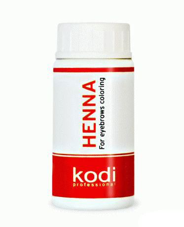 Хна для фарбування брів (колір темний шоколад) 10 гр Kodi