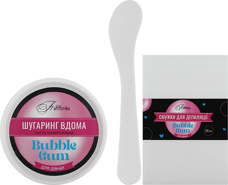 Паста для депіляції в домашніх умовах Bubble Gum Панночка, 250 г