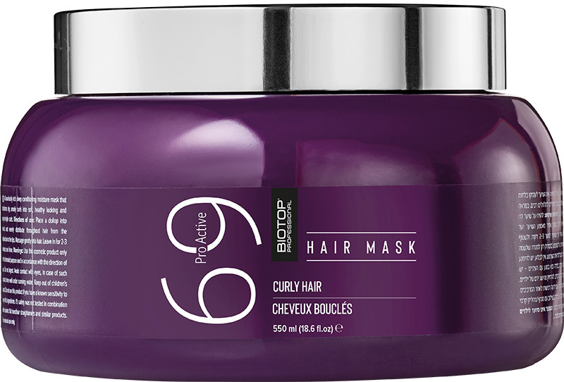 BIOTOP 69 Маска для кучерявого волосся Pro Active 550 мл на beauty-prof.com BIOTOP 69 Маска для кучерявого волосся Pro Active 550 мл