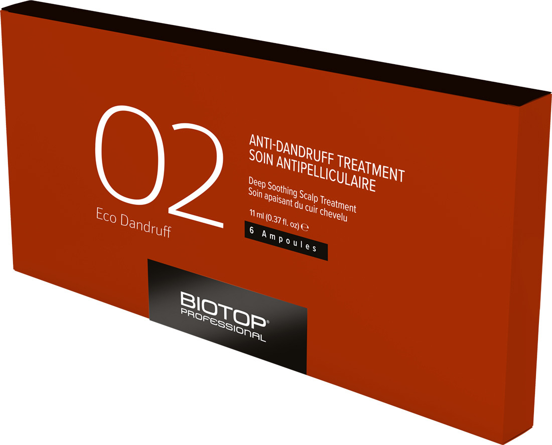 BIOTOP 02 Ампули проти лупи Eco Dandruff 6x11 мл