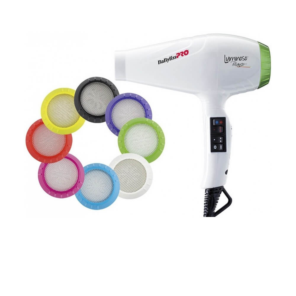 Фен для волосся BaByLiss Bianco Pro Luminoso Ionic White BAB6360IE  Фото 2 