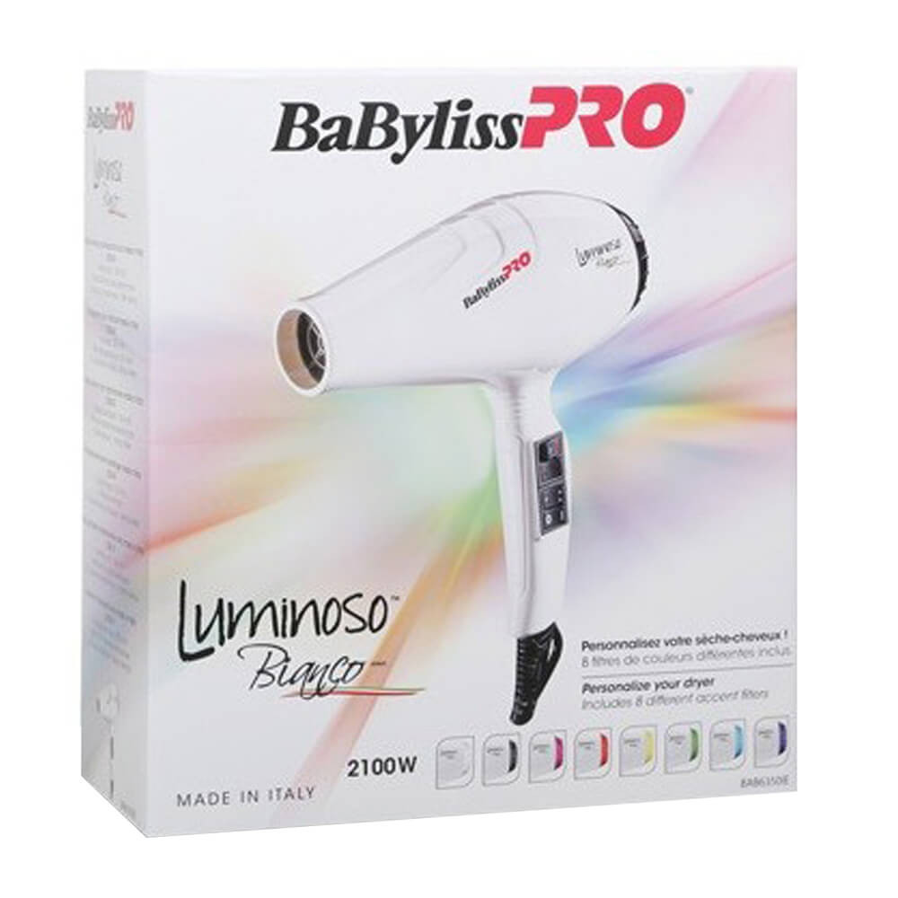 Фен для волосся BaByLiss Bianco Pro Luminoso Ionic White BAB6360IE  Фото 3 