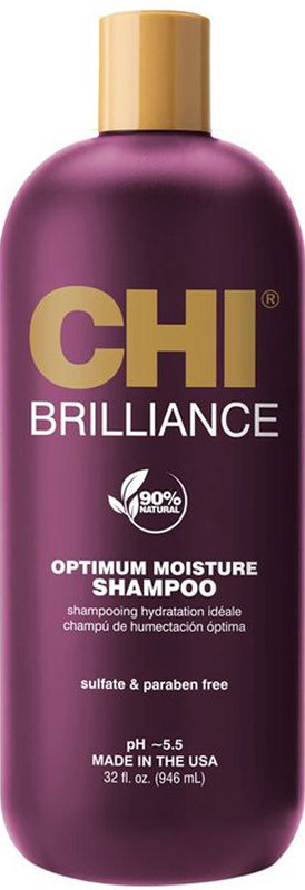 Шампунь для пошкодженого волосся Deep Brilliance Optimum Moisture CHI, 946 мл