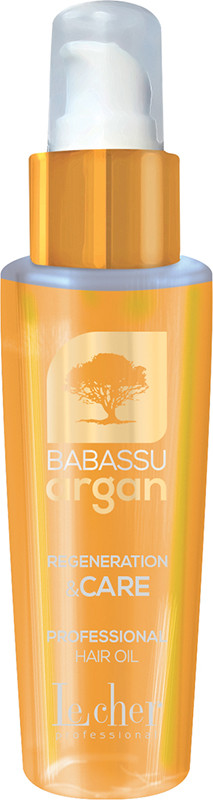 Олія для волосся арганова з екстрактом бабасу Babassu Argan Le Cher, 50 мл