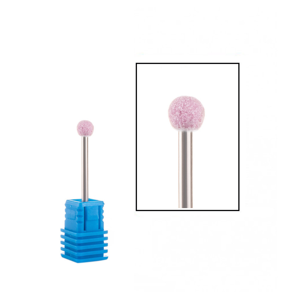 Фреза корундова Куля 7,0 мм, 45-14 рожева на beauty-prof.com Фреза корундова Куля 7,0 мм, 45-14 рожева