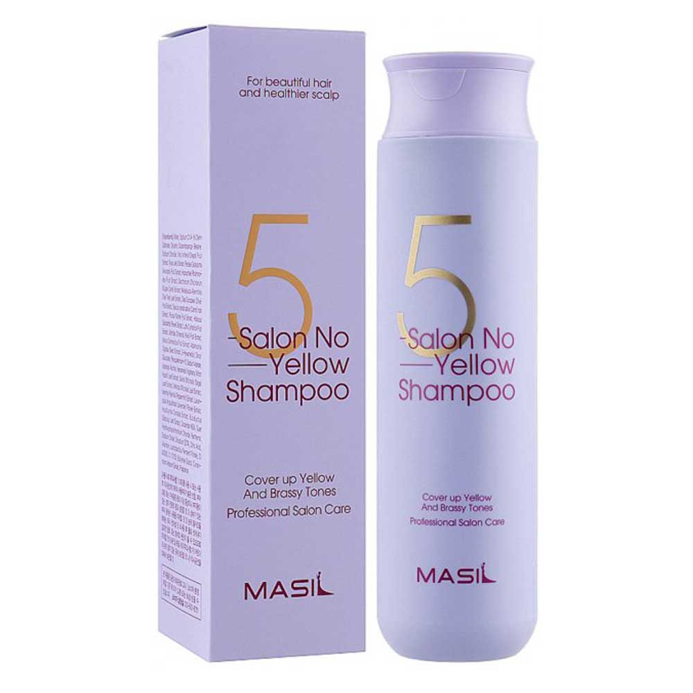 Шампунь проти жовтизни волосся 5 Salon No Yellow Shampoo Masil, 300 мл на beauty-prof.com Фото 2 Шампунь проти жовтизни волосся 5 Salon No Yellow Shampoo Masil, 300 мл Фото 2