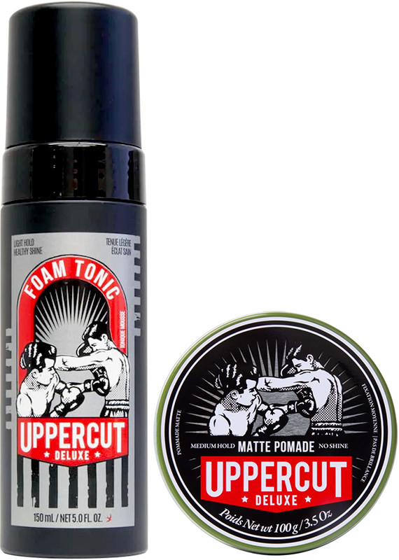 Набір Uppercut Matte Pomade & Foam Tonic Duo Uppercut на beauty-prof.com Набір Uppercut Matte Pomade & Foam Tonic Duo Uppercut
