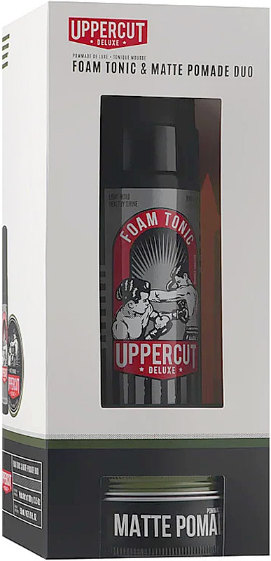 Набір Uppercut Matte Pomade & Foam Tonic Duo Uppercut на beauty-prof.com Фото 2 Набір Uppercut Matte Pomade & Foam Tonic Duo Uppercut Фото 2