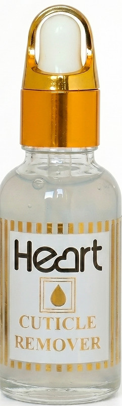 Гель кислотний для видалення кутикул прозорий Cuticle Remover Heart, 30 мл