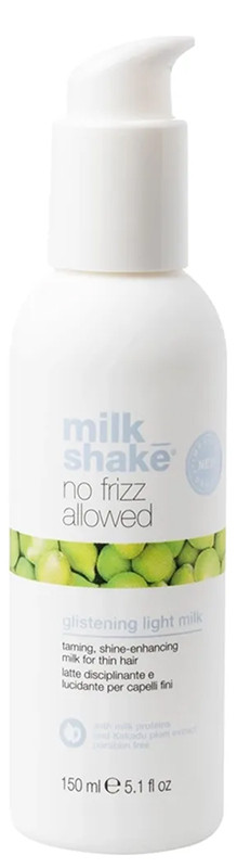 Молочко для тонких волос усиливающее блеск No Frizz Allowed Milk Shake, 150 мл