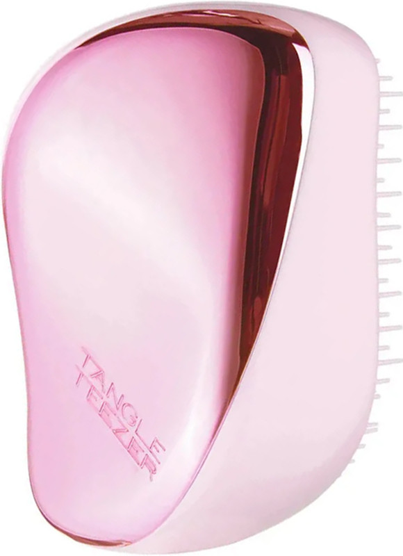 Щетка для волос Compact Styler Baby Doll Pink Chrome Tangle Teezer на beauty-prof.com Щетка для волос Compact Styler Baby Doll Pink Chrome Tangle Teezer
