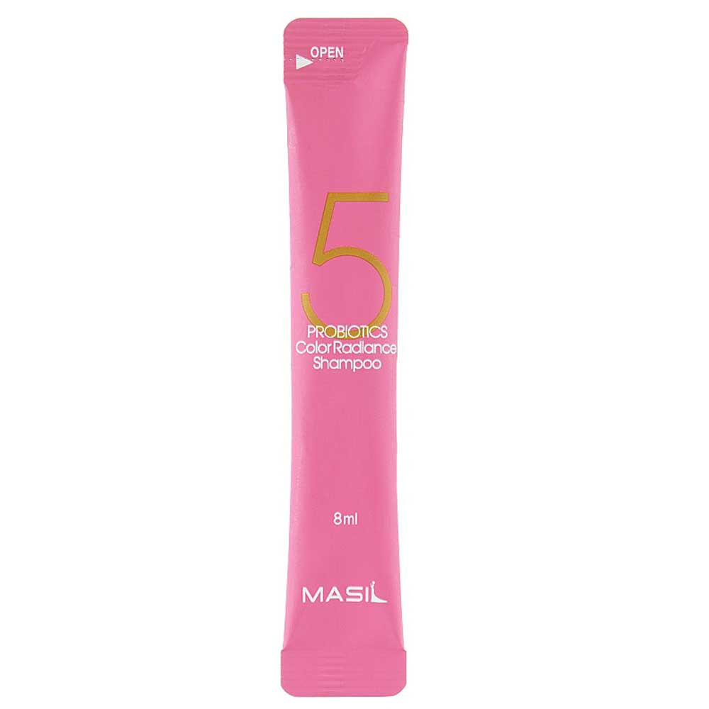 Шампунь із пробіотиками для захисту кольору волосся 5 Probiotics Color Radiance Shampoo Masil, 8 мл 