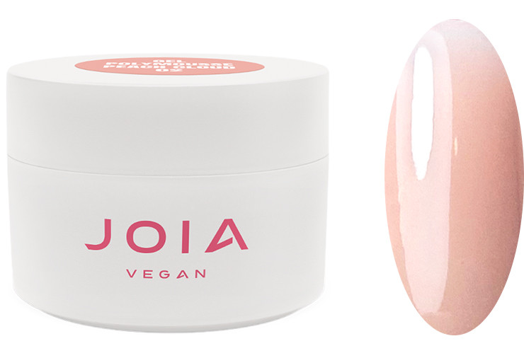 Мусовий акрігель Polymousse Gel 02 Peach Cloud JOIA vegan, 15 мл