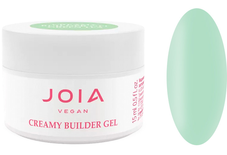 Моделюючий гель Creamy Builder Gel Green Tea JOIA vegan, 15 мл