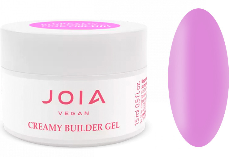 Моделюючий гель Creamy Builder Gel Plum Rose JOIA vegan, 15 мл