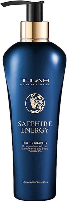 Шампунь для зміцнення волосся Sapphire Energy Duo T-LAB Professional, 300 мл