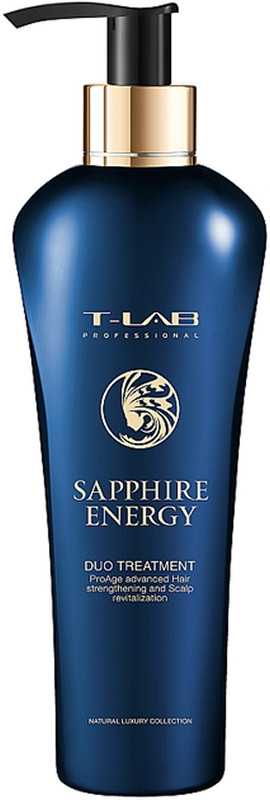Кондиціонер для зміцнення волосся Sapphire Energy Duo Treatment T-LAB Professional, 300 мл