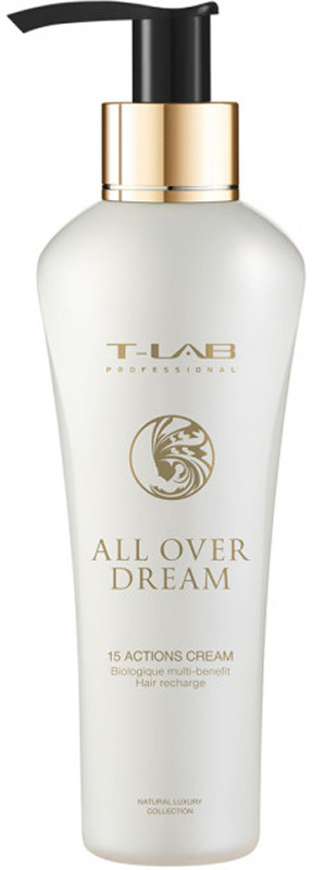 Незмивний крем 15 в 1 для розкішного комплексного догляду All Over Dream T-LAB Professional, 150 мл