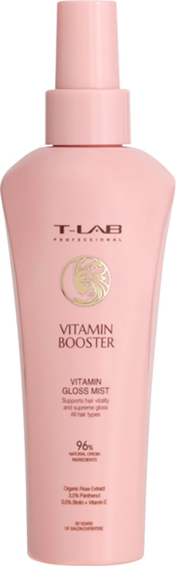 Спрей для розгладження волосся вітамінізований Vitamin Booster T-LAB Professional, 150 мл