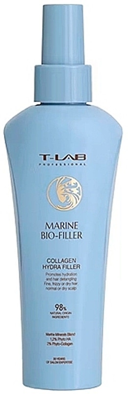 Спрей для волосся з гідролізованим колагеном Marine Bio-Filler T-LAB Professional,150 мл