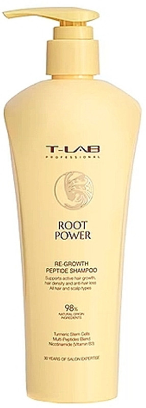 Шампунь для росту волосся з пептидами Root Power Re-Growth Peptide T-LAB Professional, 300 мл