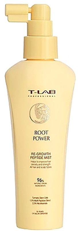 Спрей для росту волосся з пептидами Root Power Re-Growth Peptide T-LAB Professional, 150 мл