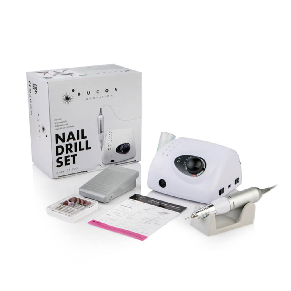 Фрезер Bucos ZS-705 Professional (65W/35000 обертів)білий на beauty-prof.com Фото 6 Фрезер Bucos ZS-705 Professional (65W/35000 обертів)білий Фото 6