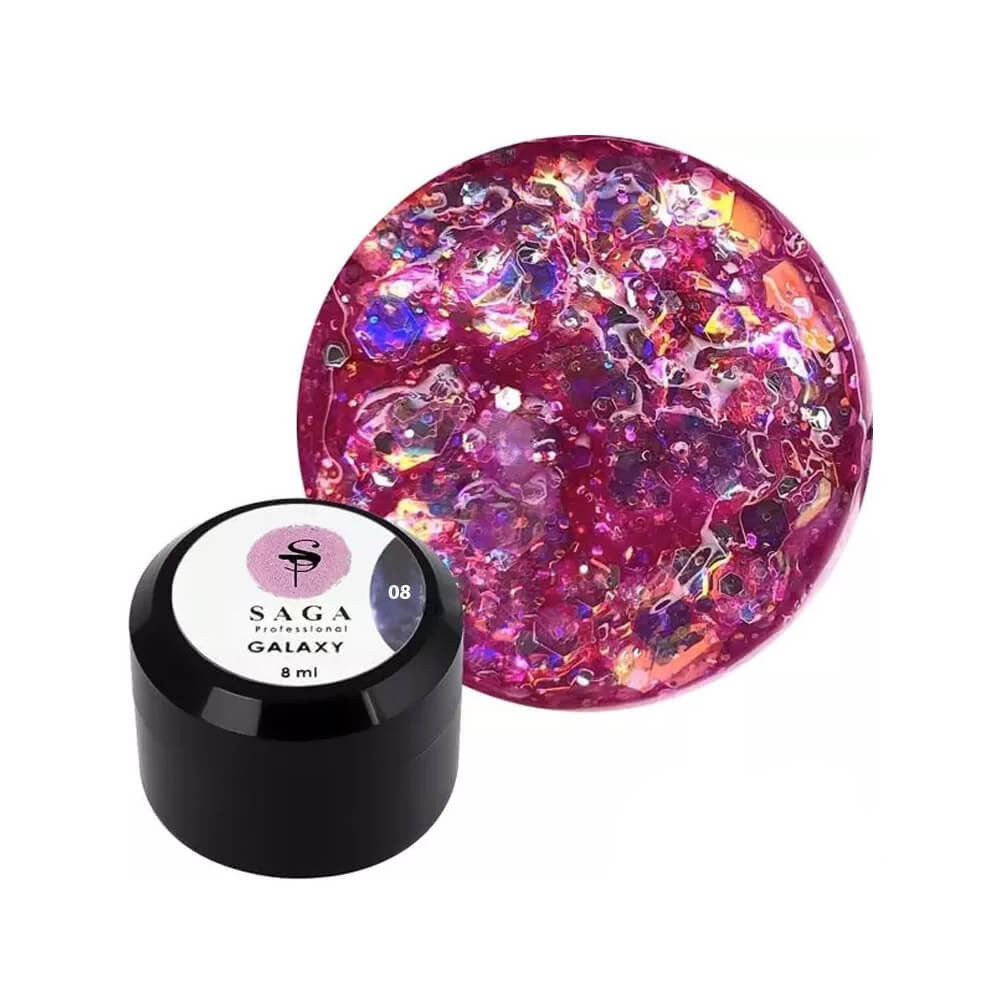 SAGA  professional Galaxy glitter 8 ml 8