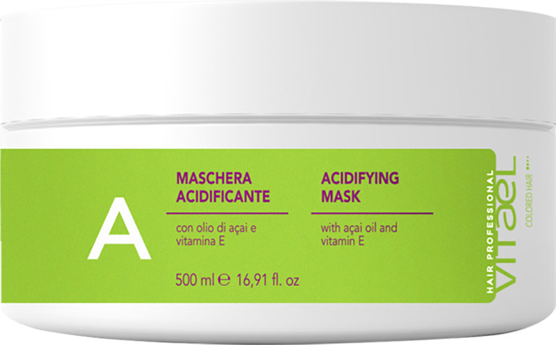 Маска для окрашенных волос VITAEL COLORED HAIR ACIDIFYING MASK, 500 мл