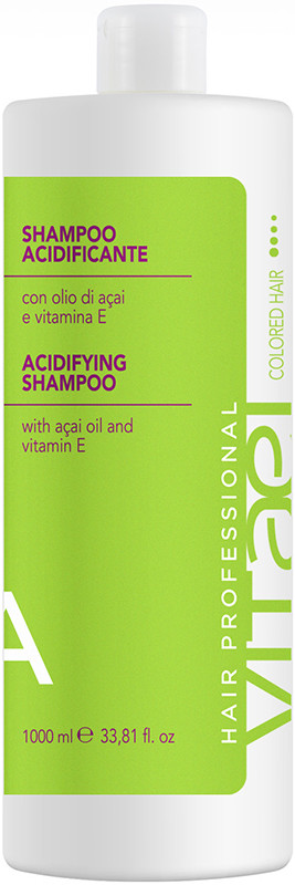 Шампунь для фарбованного волосся VITAEL COLORED HAIR ACIDIFYING SHAMPOO, 1000 мл