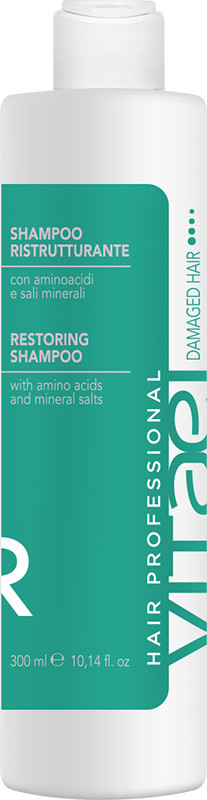 Шампунь вiдновлюючий для пошкодженного волосся VITAEL DAMAGED HAIR RESTORING SHAMPOO, 300 мл